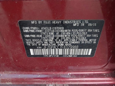 SUBARU XV CROSSTREK
