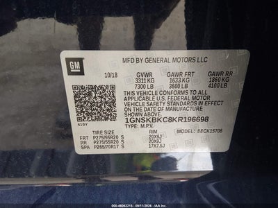 CHEVROLET TAHOE