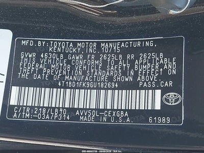 TOYOTA CAMRY HYBRID