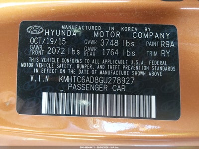 HYUNDAI VELOSTER