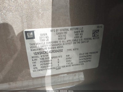 CHEVROLET TAHOE