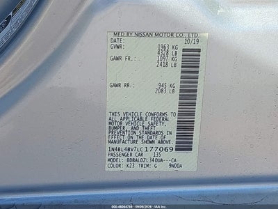 NISSAN ALTIMA