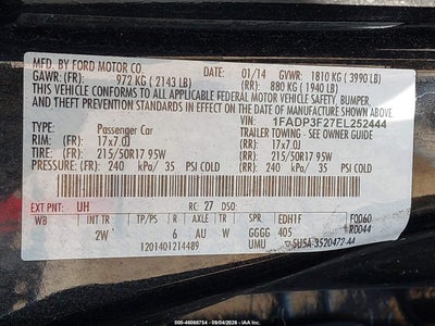 2014 FORD FOCUS 9