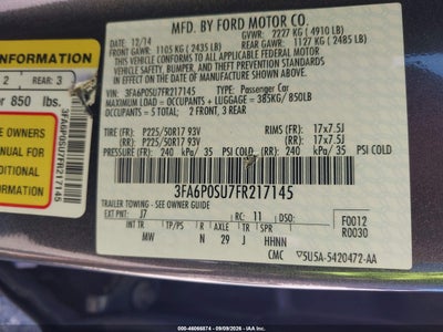 FORD FUSION ENERGI