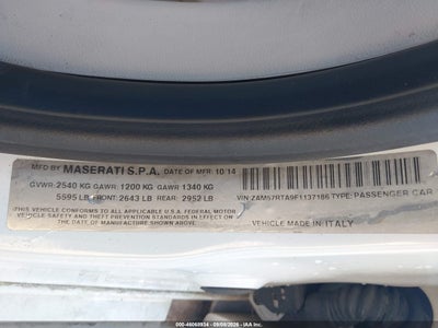 MASERATI GHIBLI
