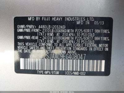 2014 SUBARU FORESTER 9