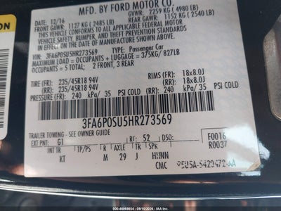 FORD FUSION ENERGI