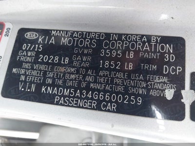 2016 KIA RIO 9