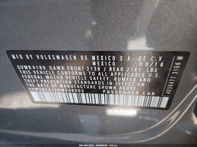 2017 VOLKSWAGEN JETTA 9