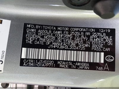 LEXUS UX 250H