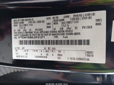 2020 FORD F-150 9