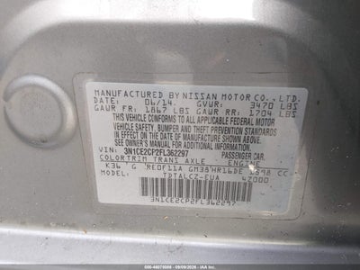 NISSAN VERSA NOTE