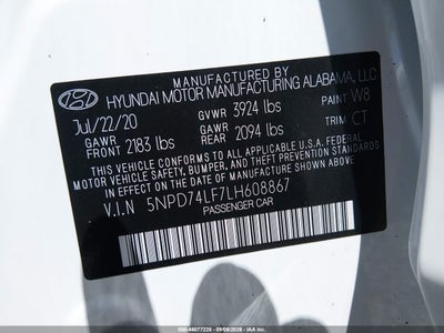 2020 HYUNDAI ELANTRA 9