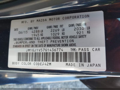 MAZDA MAZDA6