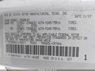 TOYOTA TACOMA