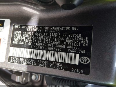 2015 TOYOTA CAMRY 9