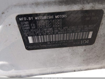MITSUBISHI MIRAGE G4