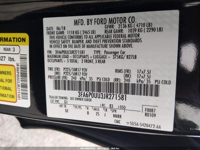 2018 FORD FUSION HYBRID 9