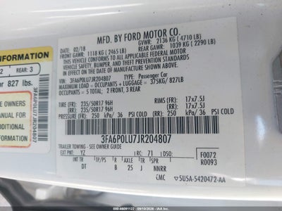 FORD FUSION HYBRID