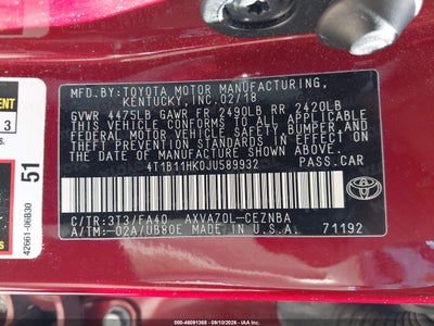 TOYOTA CAMRY