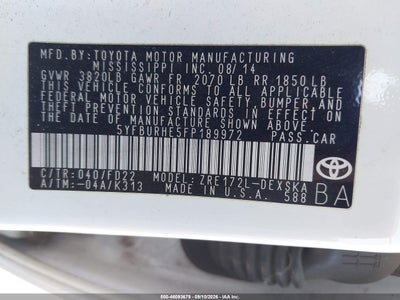 TOYOTA COROLLA