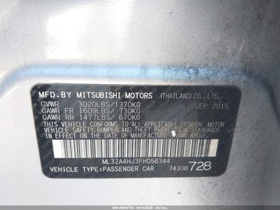 MITSUBISHI MIRAGE