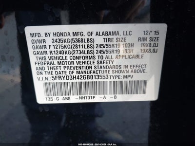 ACURA MDX