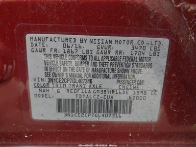 NISSAN VERSA NOTE