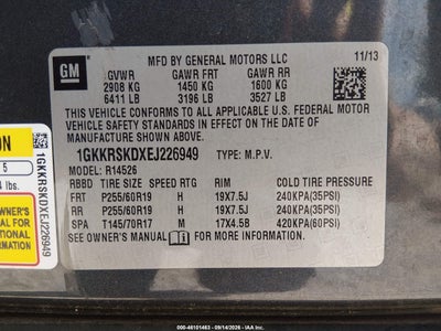 2014 GMC ACADIA 9