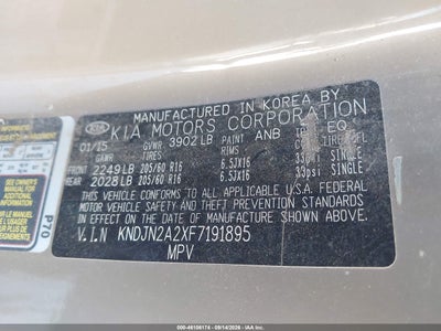 2015 KIA SOUL 9