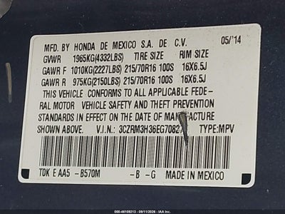 2014 HONDA CR-V 9