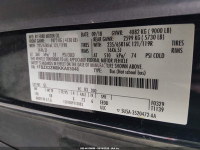 2019 FORD TRANSIT-350 9