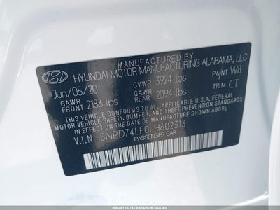 2020 HYUNDAI ELANTRA 9