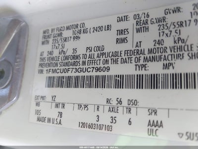2016 FORD ESCAPE 9
