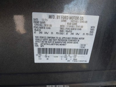 2015 FORD EDGE 9
