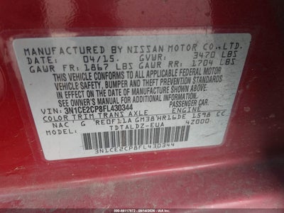 NISSAN VERSA NOTE