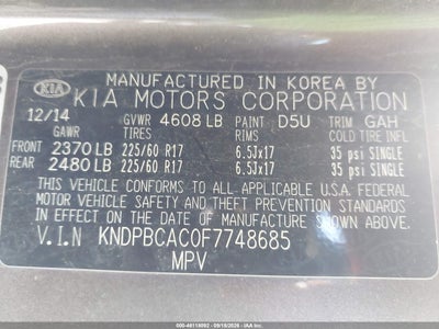 2015 KIA SPORTAGE 9