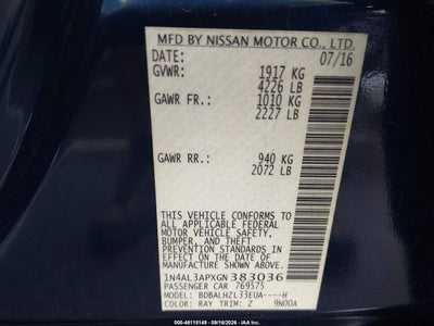 NISSAN ALTIMA
