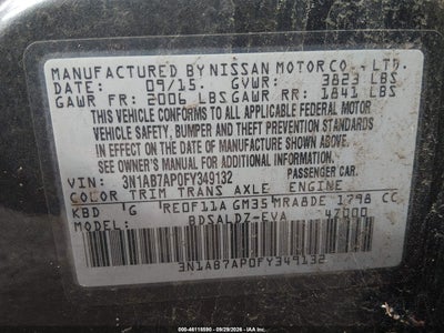 2015 NISSAN SENTRA 9