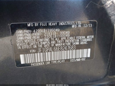 2014 SUBARU IMPREZA 9