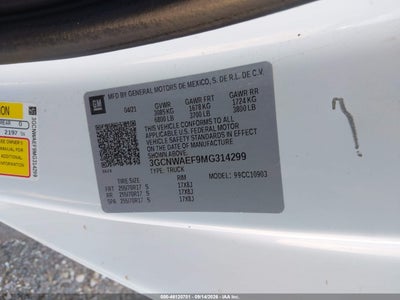 2021 CHEVROLET SILVERADO 1500 9