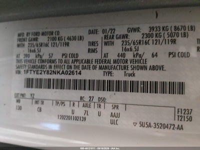 2022 FORD TRANSIT-150 9