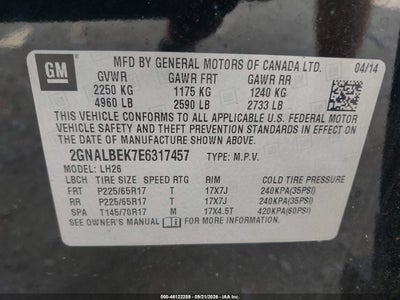2014 CHEVROLET EQUINOX 9