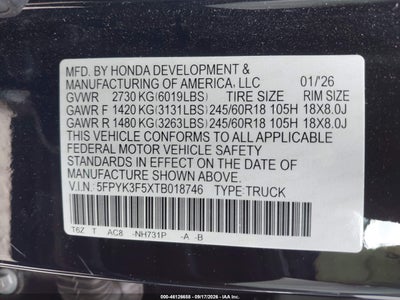 HONDA RIDGELINE