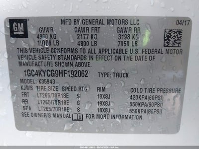 2017 CHEVROLET SILVERADO 3500HD 9