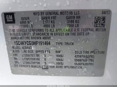 2017 CHEVROLET SILVERADO 3500HD 9
