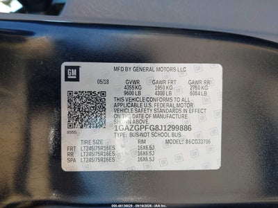 2018 CHEVROLET EXPRESS 3500 9