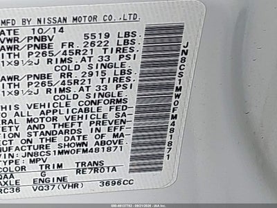 INFINITI QX70