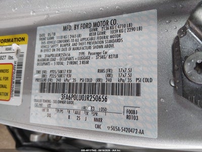 2018 FORD FUSION HYBRID 9