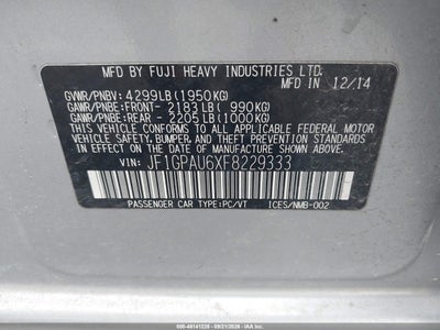 SUBARU IMPREZA WAGON